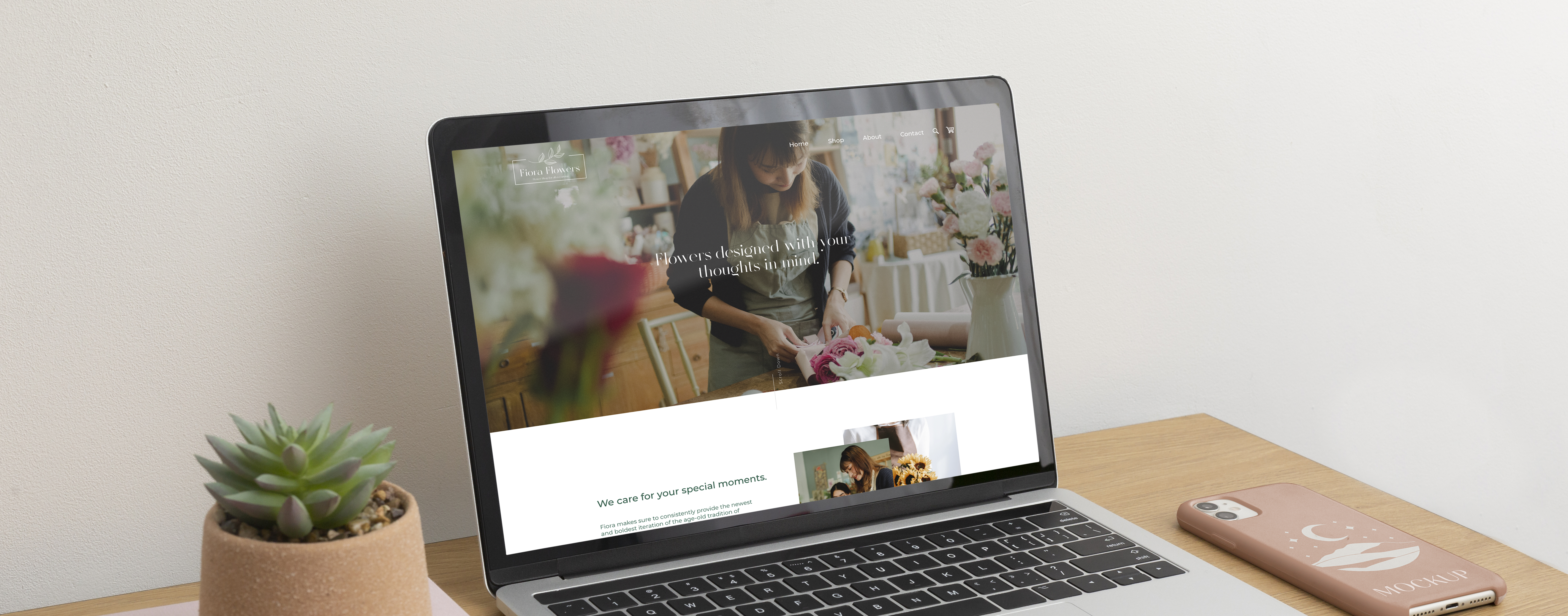 Fiora - A Flower Shop Website